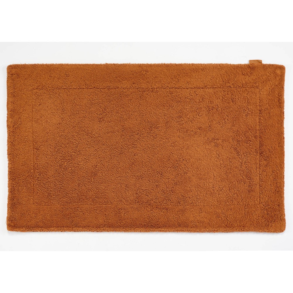 Double Bath Mat 737 by Designer Abyss & Habidecor in Caramel Brown